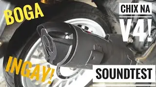 Chicken Pipe v4 | Racing Hero V4 Exhaust Pipe | Mio Sporty | Soundtest
