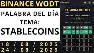 Stablecoins WOTD ✅ Binance WODL Respuestas 🔥 Palabra del Dia