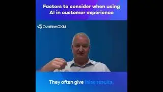 What are the factors to consider when using AI in customer experience?