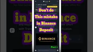 Don't do this mistake in Binance deposit 😭 || Tamil #binancedepositmistakes #binancedepositproblem