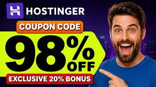 Hostinger Coupon Code 2026 | Hostinger Website Builder | Hostinger Review | Claim 20% EXTRA ISCOUNT
