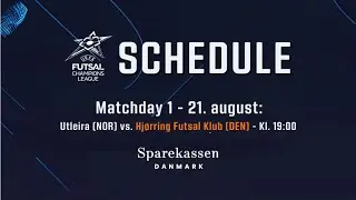 UEFA Futsal Champions League: Utleira (NOR) vs Hjørring Futsal Klub (DEN)