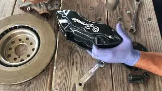 BWC Fabrications Subaru ATS Caliper Bracket Install