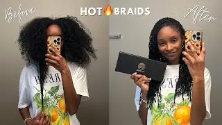 How To Grow Long Natural Hair In 2025 With Hot Braids ✧ ( very detailed )