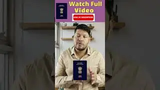 passport expired renewal process 2023 documents & fees ✅ #shorts