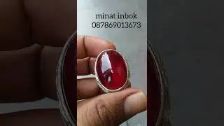 batu merah siam bangkok jumbo #shrots #batuakik #batuakikindonesia #batumalang #giok #akik