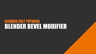 blender bevel modifier