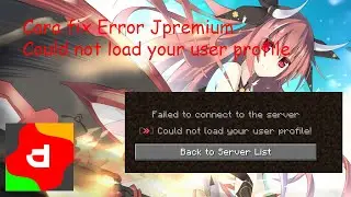 Cara Memperbaiki Error JPremium "Could not load your user profile"