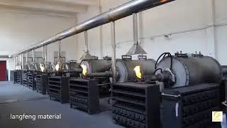 hafnium carbide powder sintering in carbon tube furnace