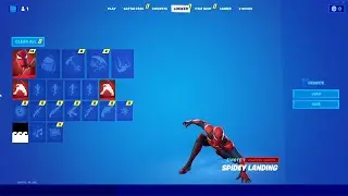 *NEW* Fortnite Spidey Landing Emote