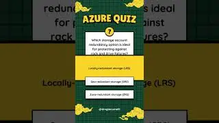 Azure Quiz 01 #shorts #azure