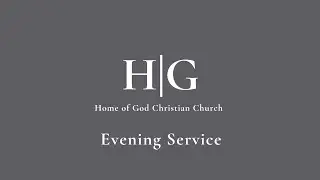 Evening Service 1/17/2026