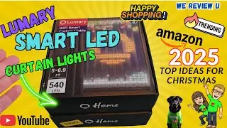Умные светодиодные шторы LUMARY SMART LED, 5х6,9 футов.