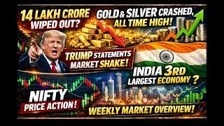 🚨₹14 Lakh Crore Wiped Out! Gold & Silver Crash &rarr;New Highs! 📊 India&rsquo;s Big Economic Moment? Must watch