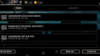 MK Mobile Anniversary Gift Bonus and other 🔥🔥 Diamond Character 🔥🔥