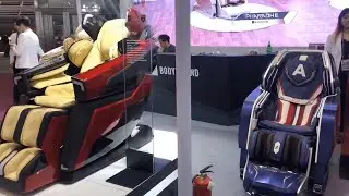 Canton Fair 2019. Массажные кресла для дома и офиса из Китая