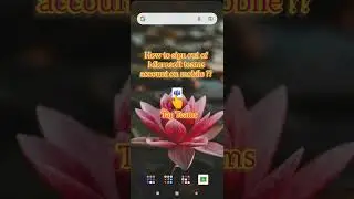 How to sign out of Microsoft teams account on mobile ?| Teams account kaise sign out kare| sign out