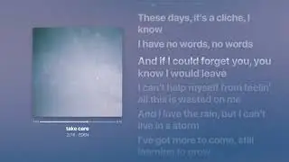 EDEN - Take Care | Letra da M&uacute;sica