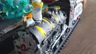 Maria REFORMEI A MARIA FUMAÇA DA MINHA MAQUETE DE FERROMODELISMO , parte 2