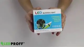 Nedgravningsspot - Varm hvid, 3 Watt, 230V, 290 Lumen