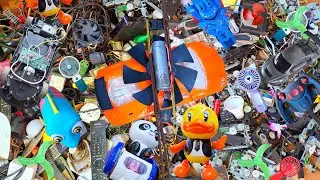 How to make awesome ideas using scrap dc motor / breaking and opening toys /scrap dc motor DIY ideas