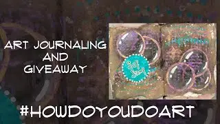 #howdoyoudoart A journaling page using materials you would usually throw away