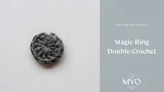 How to crochet a Magic Ring with Double Crochet | Hur du virkar en magisk ring med stolpar