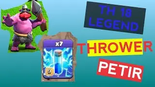 GILA.. KOMBINASI THROWER DAN SPELL PETIR INI ENGGAK MASUK AKAL! 💥 CLASH OF CLANS INDONESIA
