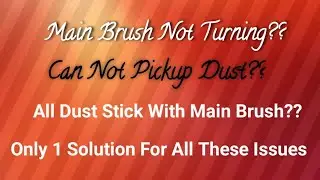 Ecovacs Deebot | Main brush not turning or can't pick up the dust or dust stick with Brush??