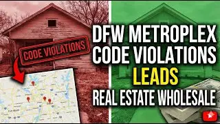 Dallas - Fort Worth Metroplex Code Violations (Off-Market deals)