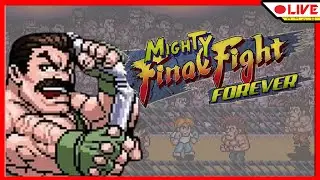 Refizeram o cl&aacute;ssico do NES - MIGHTY FINAL FIGHT FOREVER - !donate !comandos