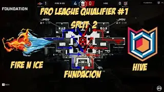 FNI vs Hive | Split 2 Pro League Qualifier #1 | An&aacute;lisis en Fundaci&oacute;n