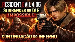 RESIDENT EVIL 4 OG – SURRENDER OR DIE IMPOSSIBLE | ISSO NÃO ACABA NUNCA