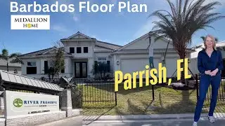 River Preserve Estates Luxury Homes|Parrish, FL by Medallion Homes | Barbados Floor Plan Tour