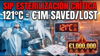 Esterilizaci&oacute;n SIP: Por Qu&eacute; 121&deg;C Mata TODO o Pierdes 1 MILL&Oacute;N &euro; ⚠️🔥