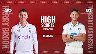 Harry Brook&rsquo;s 317 & More: WTC 2023-25&rsquo;s Biggest Innings!