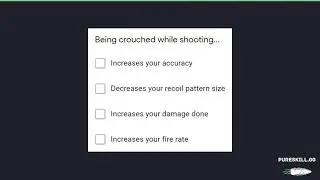 Results from a quiz on CS:GO game mechanics
