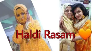 Haldi Rasam💛#meenazfam #haldi #vlog #viral
