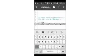 PyJnius Wi-Fi - Librerías nativas de Android y de Java