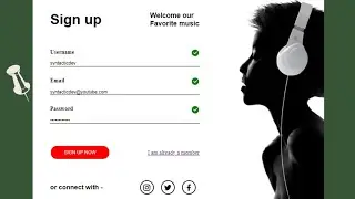 Login And Sign up Page With Validation Using HTML, CSS and JavaScript (RegEx)