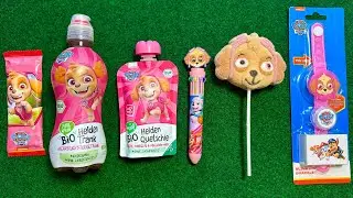 💖Satisfying PAW PATROL Candy ASMR | Funny Marshmallow Lollipop | Softdrink Sweet and Toy Unboxing 