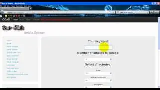 Article Scraping Module - One Click Article Spinner