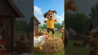 Cutest Puppy Concert: Chickens + Goat Audience 🐶🐔🐐