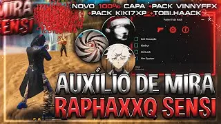 Novo‼️AUXILIO DE MIRA FREEFIRE 📲📂 PACK RAPHAXXQ ATUALIZADO - PACK DE SENSI FULL VERMELHO - NIVEL XIT