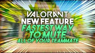 Mute all of your teammate with one key! Clutch Mute!