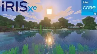 Minecraft Vibrant Visuals LOW END iGPU Gaming Test | Intel Iris XE Graphics Laptop GPU | i5 1135g7