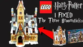 LEGO Harry Potter The Three Broomsticks MOD/Expansion - Combining 2 Hogsmeade Village Sets (76388)!