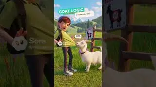 Goat Logic - #funnyvideo #funny #cute #laughter #funnyshorts #triviatime #trivia #goat #goattreat