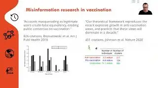 AI4Pandemics Talk #27: What&rsquo;s wrong with health misinformation research, Adam Dunn. Oct 5, 2022