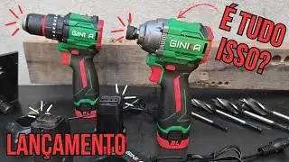LAN&Ccedil;AMENTO: Parafusadeira de Impacto GINKA 16V 140Nm | Teste Completo, Vale a Pena? | F16
